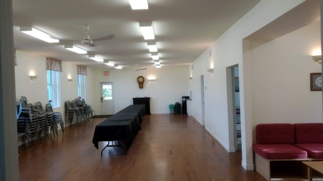 Large bright windows